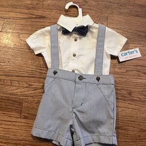 3-piece suspender set NWT | 6 months